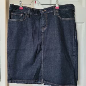 Old Navy denim jean skirt size 14 Regular